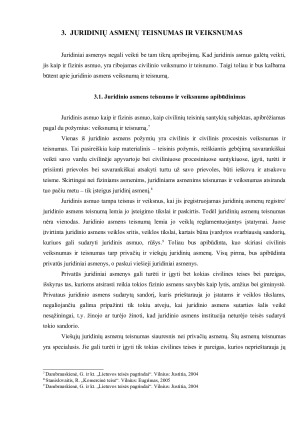 JURIDINIŲ ASMENŲ TEISNUMAS IR VEIKSNUMAS, TEISNUMO IR VEIKSNUMO ATSIRADIMAS. Paveikslėlis 8