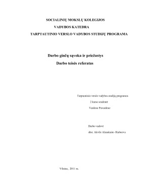 Darbo ginčų sąvoka ir priežastys