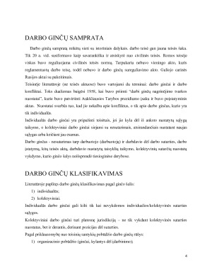 Darbo ginčų sąvoka ir priežastys. Paveikslėlis 4