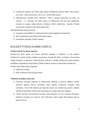 Darbo ginčų sąvoka ir priežastys. Paveikslėlis 6