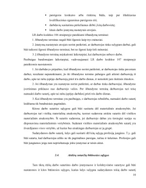 Darbo sutarčių sudarymo bei turinio analizė. Paveikslėlis 10