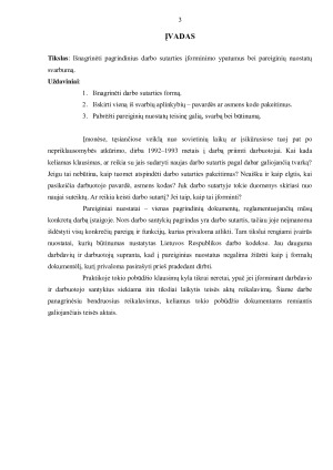 DARBO SUTARTIES ĮFORMINIMO YPATUMAI IR PAREIGINIŲ NUOSTATŲ REIKŠMINGUMAS. Paveikslėlis 3