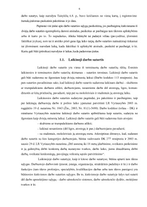 DARBO SUTARTIES ĮFORMINIMO YPATUMAI IR PAREIGINIŲ NUOSTATŲ REIKŠMINGUMAS. Paveikslėlis 6