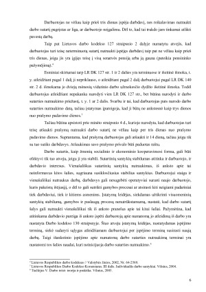 DARBO SUTARTIES NUTRAUKIMAS DARBUOTOJO INICIATYVA (ESANT IR NESANT SVARBIŲ PRIEŽASČIŲ). LYGINAMOJI ANALIZĖ SU PASIRINKTA ES VALSTYBE NARE. Paveikslėlis 6