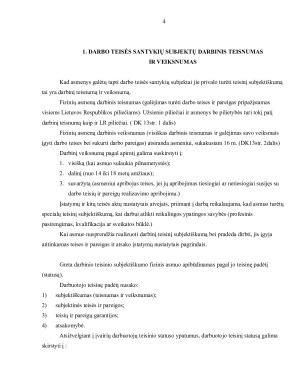 DARBO TEISĖS SUBJEKTAI. Paveikslėlis 4