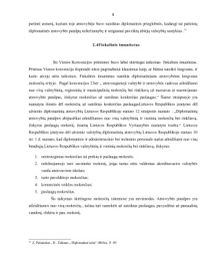 Diplomatiniai imunitetai ir privilegijos. Paveikslėlis 10