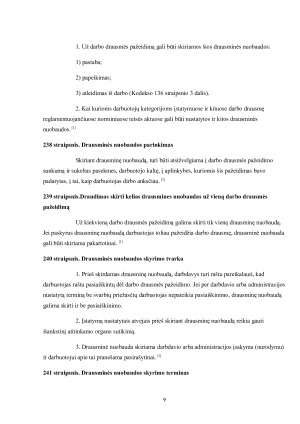 DRAUSMINĖS NUOBAUDOS UŽ DARBO DRAUSMĖS PAŽEIDIMUS. Paveikslėlis 9
