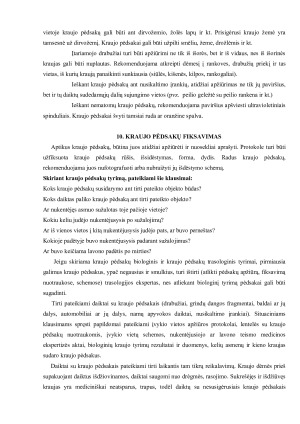 KRAUJO PĖDSAKŲ TYRIMAS – SAMPRATA IR VIETA KRIMINALISTIKOJE. Paveikslėlis 5