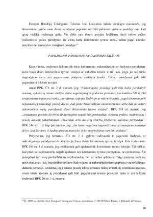 Kaltinamojo, nukentėjusiojo ir liudytojo pirmiau duotų parodymų pagarsinimo teisme legitimumas. Paveikslėlis 10