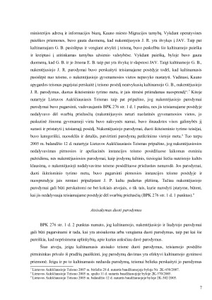 Kaltinamojo, nukentėjusiojo ir liudytojo pirmiau duotų parodymų pagarsinimo teisme legitimumas. Paveikslėlis 7