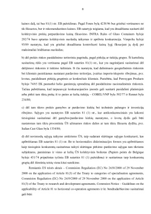 KARTELINIAI SUSITARIMAI. Paveikslėlis 8