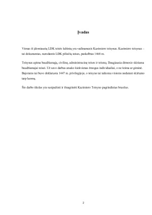 Kazimiero teisyno analizė. Paveikslėlis 2