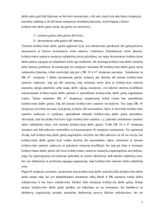 Kolektyvinių darbo ginčų samprata. Paveikslėlis 5