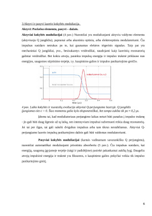 Pasyviai moduliuotos kokybės IAG Nd lazerio tyrimas. Paveikslėlis 6