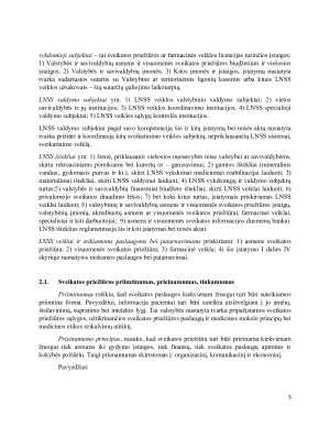 Lietuvos nacionalinė sveikatos sistemos raida, struktūra ir veikla. Paveikslėlis 5