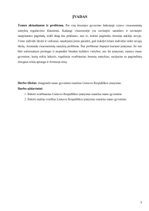 LIETUVOS RESPUBLIKOS ĮSTATYMAI MANO GYVENIME. Paveikslėlis 3