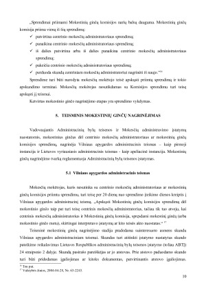 MOKESTINIŲ GINČŲ PROCESAS. Paveikslėlis 10