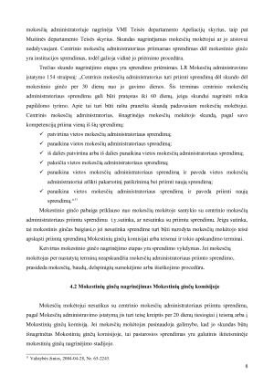 MOKESTINIŲ GINČŲ PROCESAS. Paveikslėlis 8