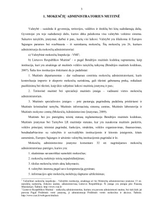 MOKESTINIAI GINČAI SU MUITINE - JŲ SAMPRATA, SPECIFIKA BEI TEISINIO REGULIAVIMO PAGRINDAI. Paveikslėlis 3