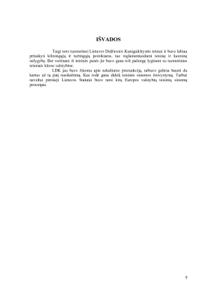 LIETUVOS VALSTYBĖS IR TEISĖS ISTORIJA. Paveikslėlis 9