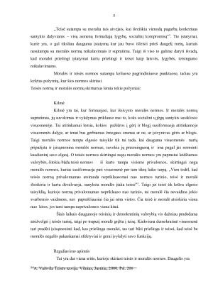 TEISĖS NORMOS SOCIALINIŲ NORMŲ SISTEMOJE. Paveikslėlis 5