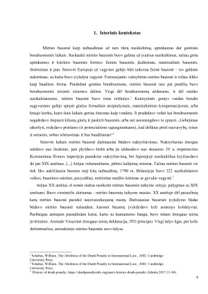 Požiūris į Mirties bausmę Europoje ir JAV. Paveikslėlis 4