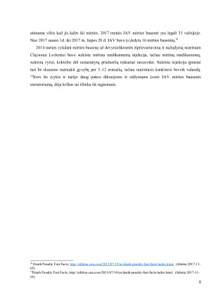 Požiūris į Mirties bausmę Europoje ir JAV. Paveikslėlis 8