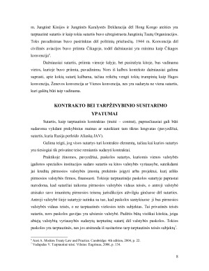 TARPTAUTINĖS SUTARTIES, KONTRAKTO IR TARPŽINYBINIO SUSITARIMO PANAŠUMAI BEI SKIRTUMAI. Paveikslėlis 8
