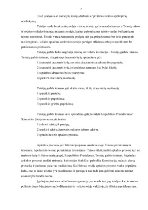 TEISĖJŲ ASMENINIO NEPRIKLAUSOMUMO GARANTIJOS. Paveikslėlis 7