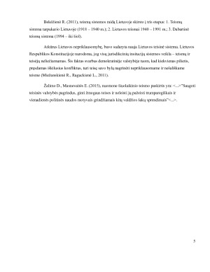 TEISINĖS SISTEMOS LIETUVOJE ANALIZĖ. Paveikslėlis 5