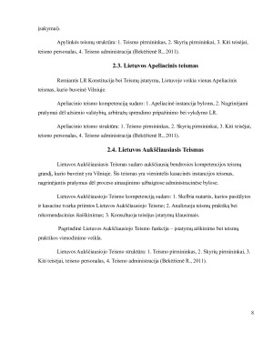 TEISINĖS SISTEMOS LIETUVOJE ANALIZĖ. Paveikslėlis 8