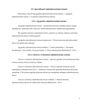 TEISINĖS SISTEMOS LIETUVOJE ANALIZĖ. Paveikslėlis 9