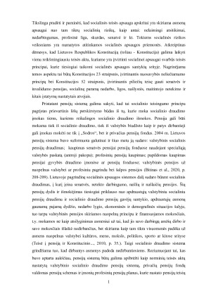 Teisė į pensiją kaip teisė į nuosavybę. Konstitucinio Teismo jurisprudencija. Paveikslėlis 2