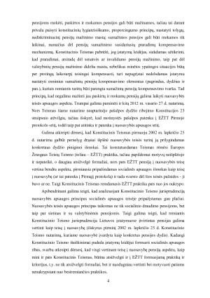 Teisė į pensiją kaip teisė į nuosavybę. Konstitucinio Teismo jurisprudencija. Paveikslėlis 5