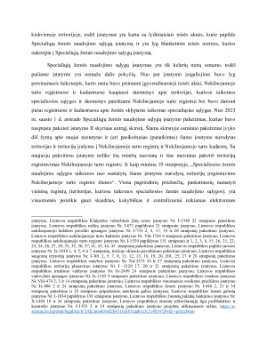 SPECIALIŲJŲ ŽEMĖS NAUDOJIMO SĄLYGŲ REGULIAVIMAS IR VIEŠASIS INTERESAS. Paveikslėlis 5
