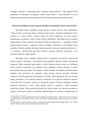 SPECIALIŲJŲ ŽEMĖS NAUDOJIMO SĄLYGŲ REGULIAVIMAS IR VIEŠASIS INTERESAS. Paveikslėlis 6