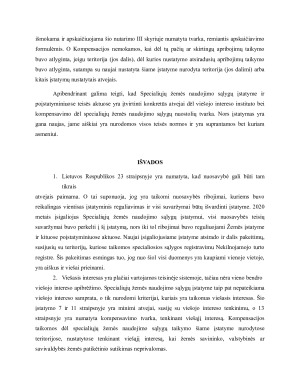 SPECIALIŲJŲ ŽEMĖS NAUDOJIMO SĄLYGŲ REGULIAVIMAS IR VIEŠASIS INTERESAS. Paveikslėlis 8