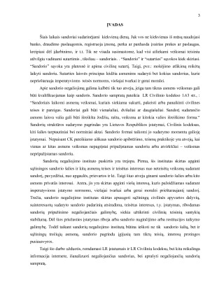 Negaliojantys sandoriai civilinėje teisėje. Paveikslėlis 2