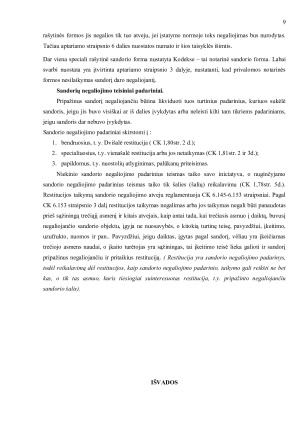Negaliojantys sandoriai civilinėje teisėje. Paveikslėlis 8