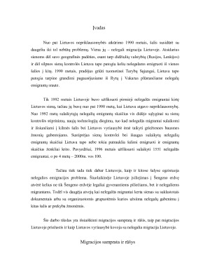 Nelegalios migracijos problema Lietuvoje. Paveikslėlis 2