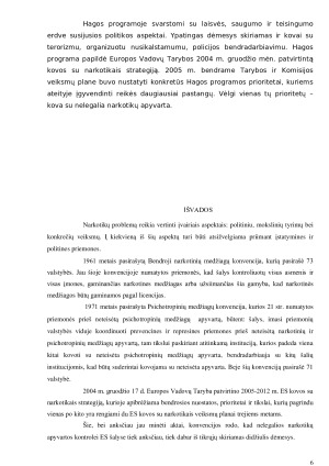 Nelegalios narkotikų apyvartos kontrolė pagal Šengeno teisyną. Paveikslėlis 6