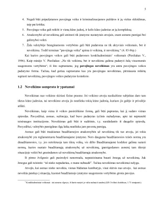 Neveikimas - kaip pavojingos veikos forma. Paveikslėlis 5