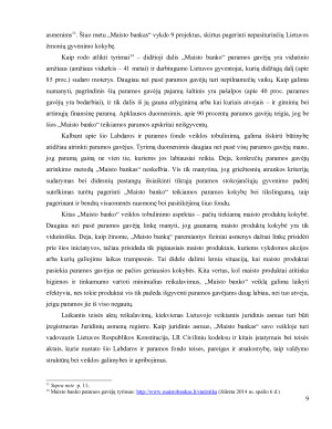 Nevyriausybinės organizacijos – Labdaros ir paramos fondo „Maisto bankas“ veiklos analizė ir jos tobulinimo galimybės. Paveikslėlis 9