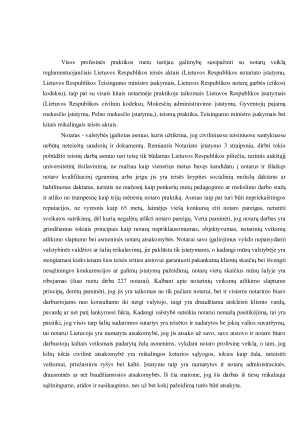 Notarų biuras. Profesinės praktikos ataskaita. Paveikslėlis 2
