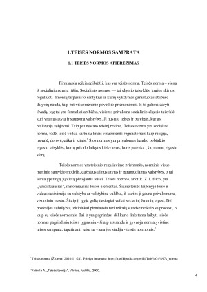 TEISĖS NORMA KAIP TEISINIO REGULIAVIMO PRIEMONĖ. Paveikslėlis 4