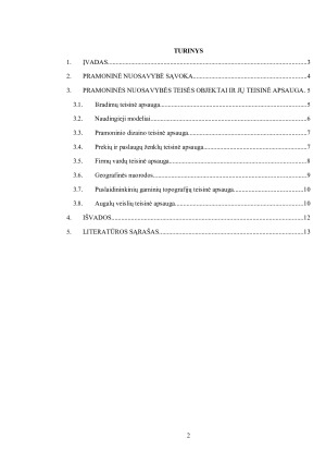 PRAMONINĖS NUOSAVYBĖS OBJEKTAI IR JŲ REGISTRACIJA. Paveikslėlis 2