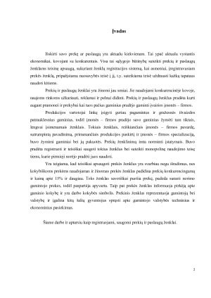 PREKIŲ IR PASLAUGŲ ŽENKLAI. Paveikslėlis 2