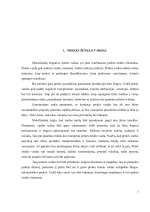 PREKIŲ IR PASLAUGŲ ŽENKLAI. Paveikslėlis 8