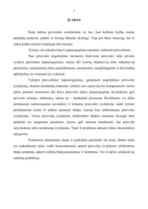 Prievolių įvykdymo užtikrinimo būdai. Paveikslėlis 3