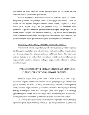 Privačios saugos tarnybos ir jų vaidmuo teisėtvarkos užtikrinime. Paveikslėlis 5